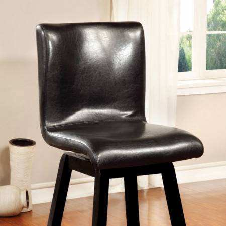 HURLEY COUNTER HT. CHAIR Black Finish